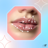 Ультима Идеальные губы. 7 точек коррекции губ